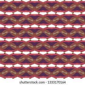 Seamless geometric ornamental vector pattern