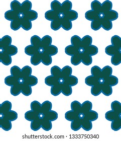 Seamless geometric ornamental vector pattern