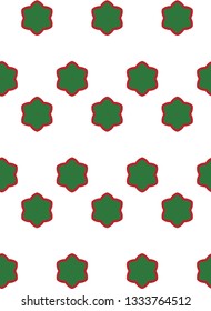 Seamless geometric ornamental vector pattern