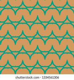 Seamless geometric ornamental vector pattern