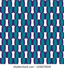 Seamless geometric ornamental vector pattern