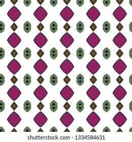 Seamless geometric ornamental vector pattern