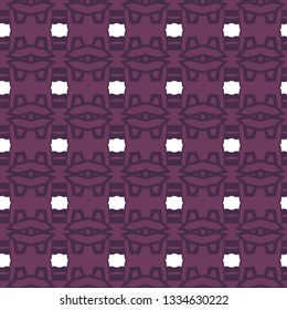 Seamless geometric ornamental vector pattern