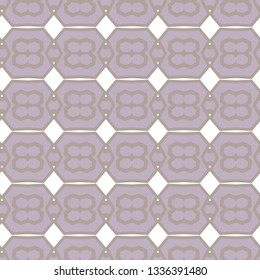 Seamless geometric ornamental vector pattern