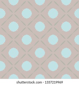 Seamless geometric ornamental vector pattern
