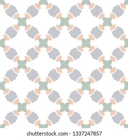 Seamless geometric ornamental vector pattern