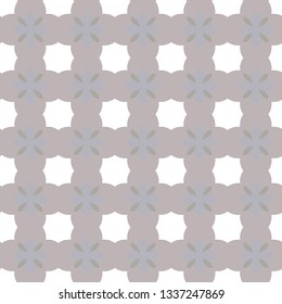 Seamless geometric ornamental vector pattern