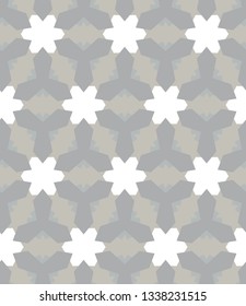 Seamless geometric ornamental vector pattern