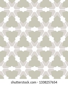 Seamless geometric ornamental vector pattern