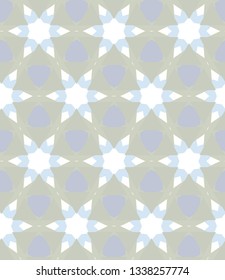 Seamless geometric ornamental vector pattern