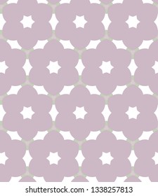 Seamless geometric ornamental vector pattern