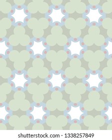 Seamless geometric ornamental vector pattern