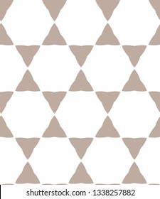 Seamless geometric ornamental vector pattern