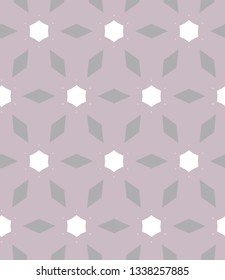 Seamless geometric ornamental vector pattern