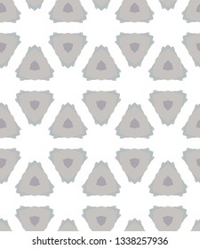 Seamless geometric ornamental vector pattern