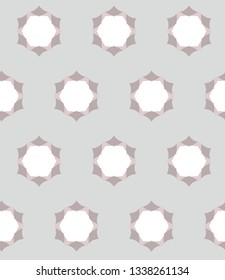 Seamless geometric ornamental vector pattern