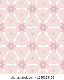 Seamless geometric ornamental vector pattern
