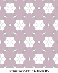 Seamless geometric ornamental vector pattern