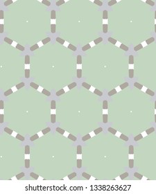 Seamless geometric ornamental vector pattern