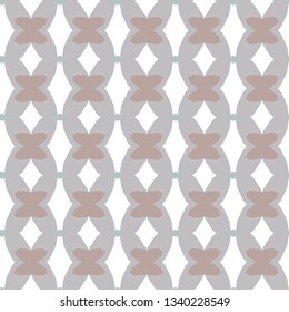 Seamless geometric ornamental vector pattern