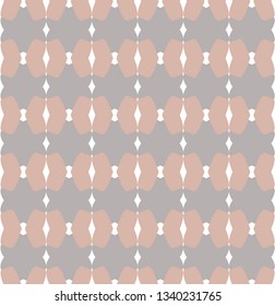 Seamless geometric ornamental vector pattern
