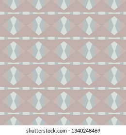 Seamless geometric ornamental vector pattern