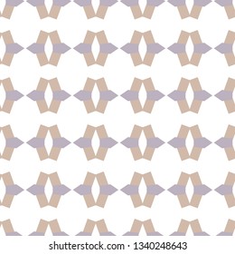 Seamless geometric ornamental vector pattern