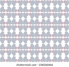 Seamless geometric ornamental vector pattern