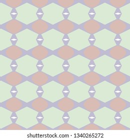 Seamless geometric ornamental vector pattern