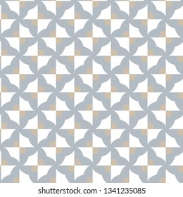 Seamless geometric ornamental vector pattern