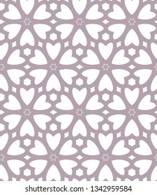 Seamless geometric ornamental vector pattern