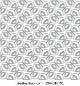Seamless geometric ornamental vector pattern