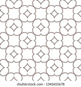 Seamless geometric ornamental vector pattern