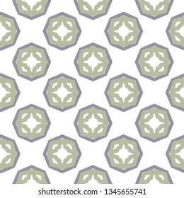 Seamless geometric ornamental vector pattern