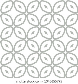 Seamless geometric ornamental vector pattern