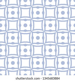 Seamless geometric ornamental vector pattern