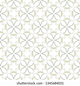Seamless geometric ornamental vector pattern
