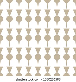 Seamless geometric ornamental vector pattern