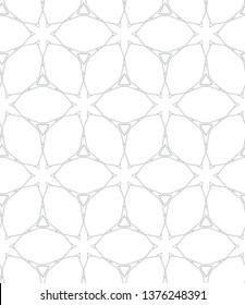 Seamless geometric ornamental vector pattern