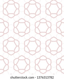 Seamless geometric ornamental vector pattern