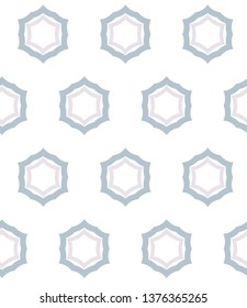 Seamless geometric ornamental vector pattern
