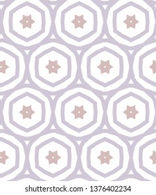 Seamless geometric ornamental vector pattern