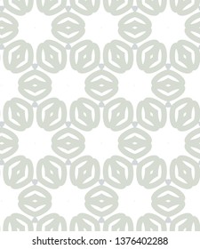 Seamless geometric ornamental vector pattern