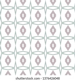 Seamless geometric ornamental vector pattern