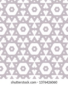 Seamless geometric ornamental vector pattern