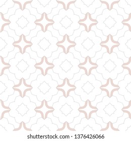 Seamless geometric ornamental vector pattern