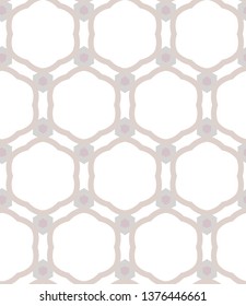 Seamless geometric ornamental vector pattern