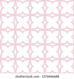 Seamless geometric ornamental vector pattern