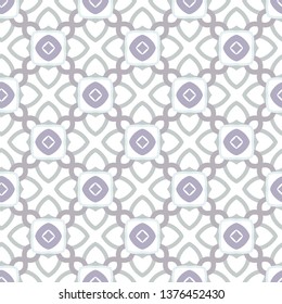 Seamless geometric ornamental vector pattern