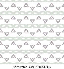 Seamless geometric ornamental vector pattern